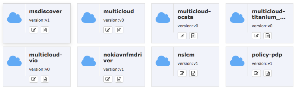 Multicloud icons in MSB