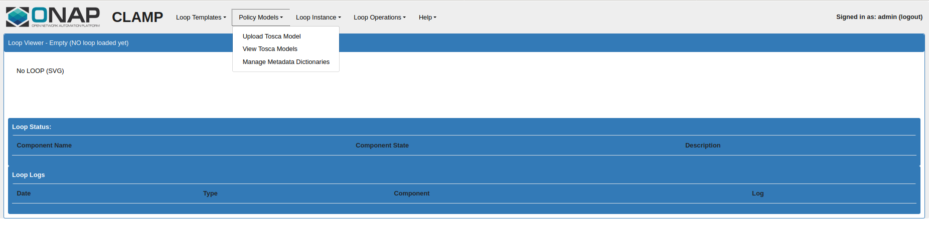User Guide: Control loop in Policy/CLAMP — onap master documentation