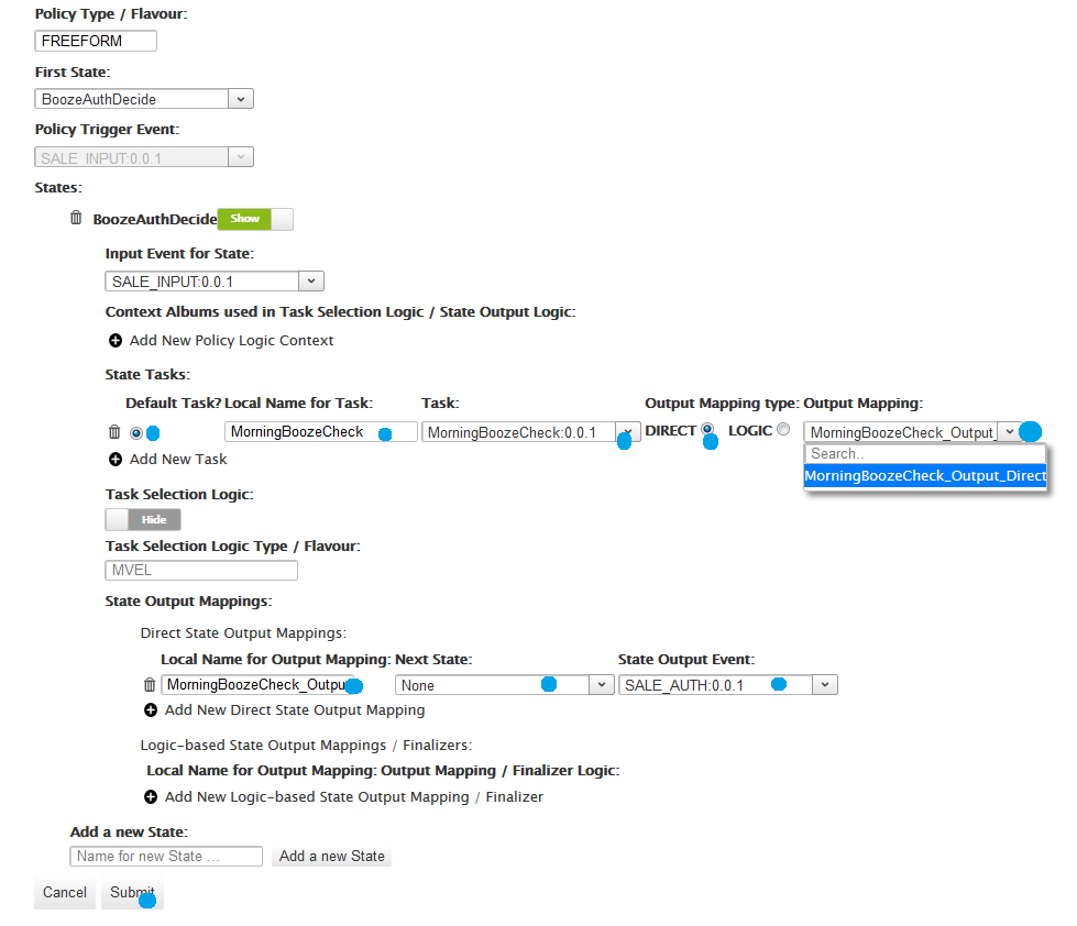 Add a Task and Output Mapping