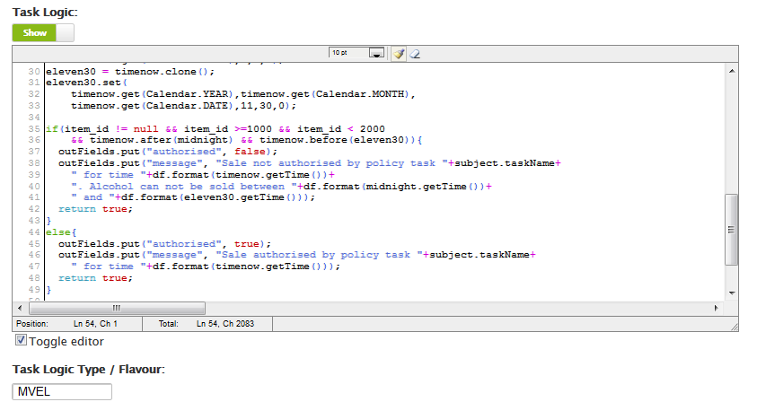 Add task logic the task