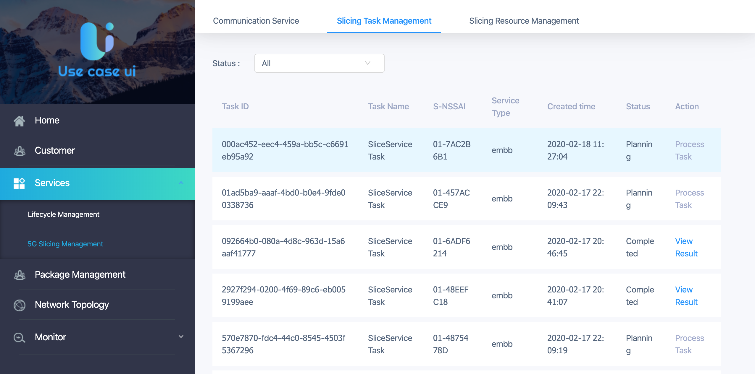 Slicing Task Management